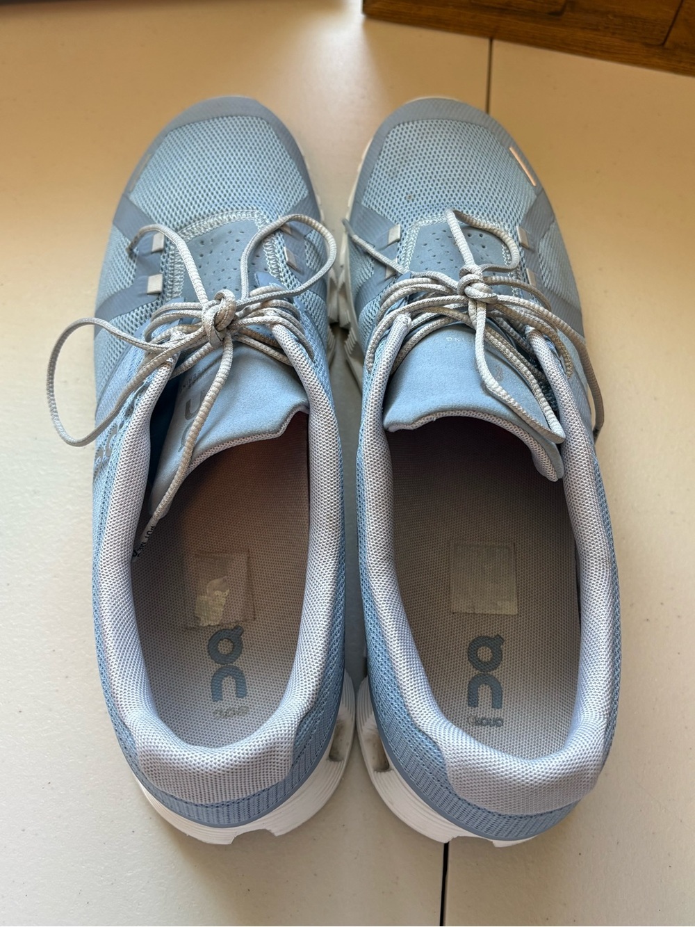 On cloud 6 men’s blue white running shoes size 13 - Picture 3 of 8